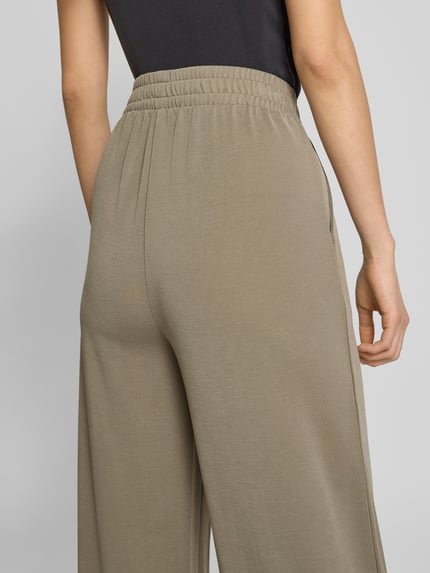 Jake*s Casual Flared Hose mit elastischem Bund Lind 3