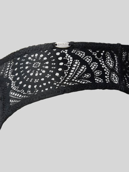 SKINY String met kantgarnering Zwart - 2