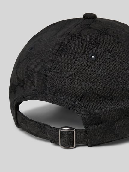 Produktfoto, Basecap mit Label-Detail Modell 'Adriana' von JOOP!, mieszanka bawełny, ciemny kolor, otwory wentylacyjne, regulowane zapięcie