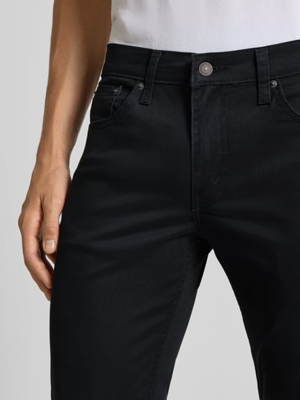 Levi's® Jeansy o kroju slim fit z 5 kieszeniami model ‘511® Slim’ Czarny 3