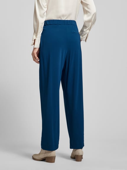 MM by Max Mara Spodnie materiałowe w jednolitym kolorze model ‘GIOCHI’ Błękitny 5