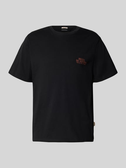 JACK & JONES T-shirt z nadrukiem z napisem model ‘HYDRA PHOTO’ BLACK 2