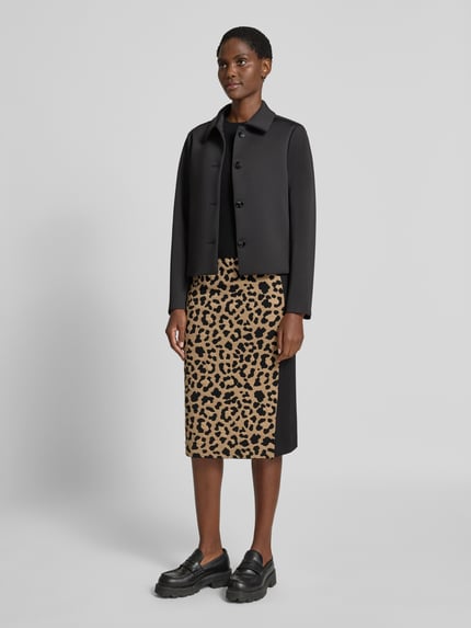 Marc Cain Midirock mit elastischem Logo-Bund Black 1