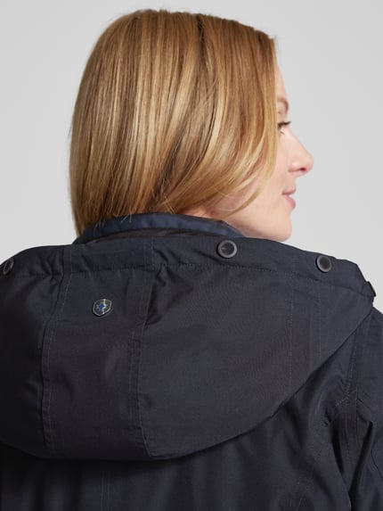 Wellensteyn Regular fit parka met ritszak, model 'WESTWIND' Marineblauw - 3
