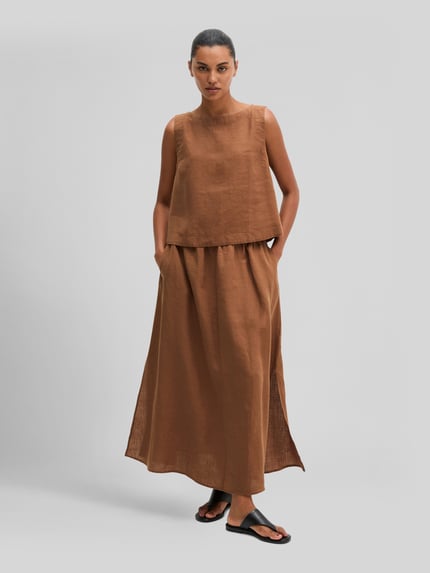 Marc O'Polo Relaxed Fit Blusentop aus reinem Leinen Hazel 1
