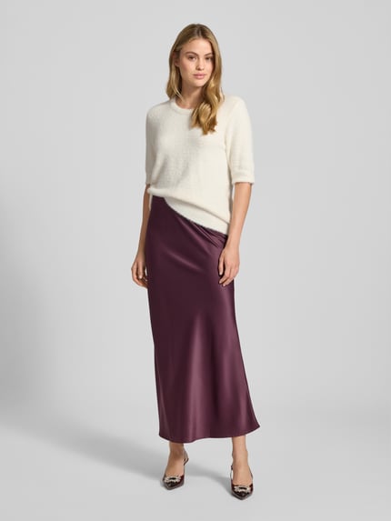MORE & MORE Strickshirt mit Rundhalsausschnitt Offwhite 1