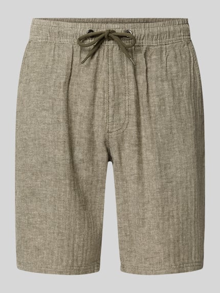 Shorts aus Leinen-Baumwoll-Mix Modell 'ORLANDO' Shop The Look MANNEQUINE