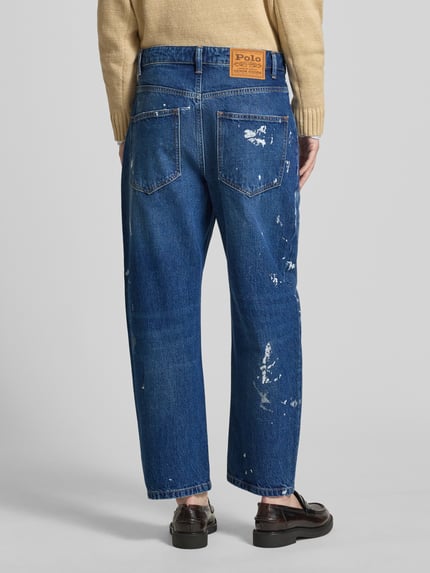 Polo Ralph Lauren Wide Fit Jeans aus reiner Baumwolle Modell 'Boyfriend' Jeansblau 5