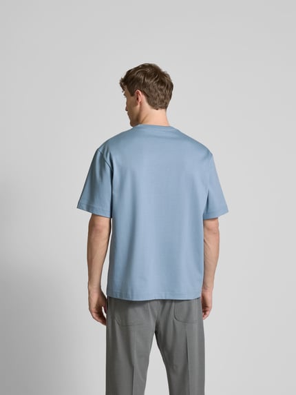 Filippa K T-shirt z czystej bawełny Jasnoniebieski 5