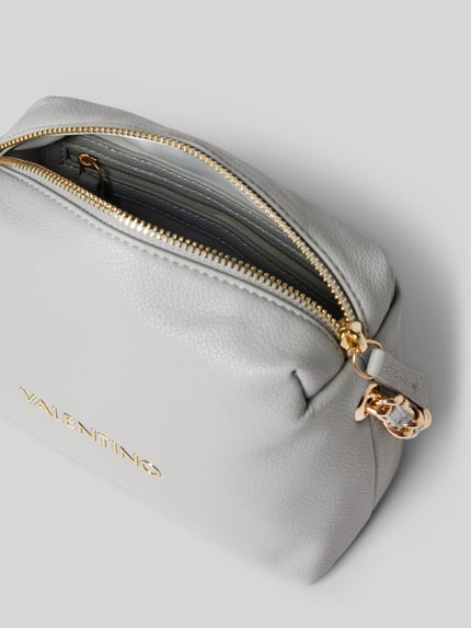 Valentino Bags Handtasche mit Label-Applikation Modell 'ARCADIA CAMERA BAG' Rauchblau 4