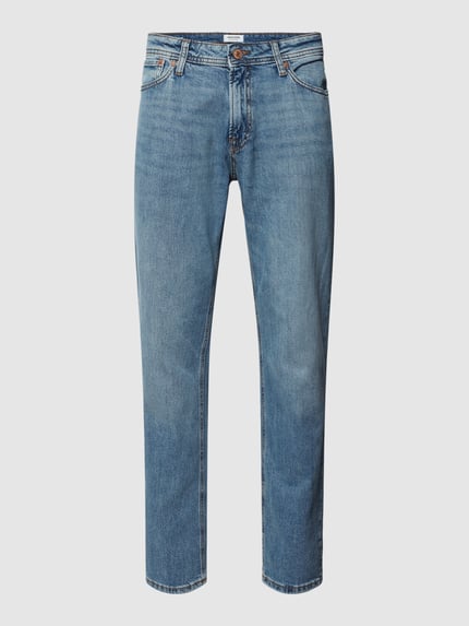 JACK & JONES Jeansy o kroju slim fit z dodatkiem streczu model ‘CLARK’ Jeansowy niebieski 2