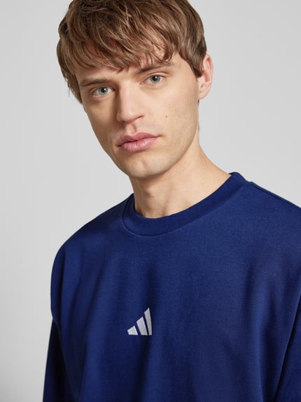 adidas Sportswear Sweatshirt mit Label-Stitching Marine 3
