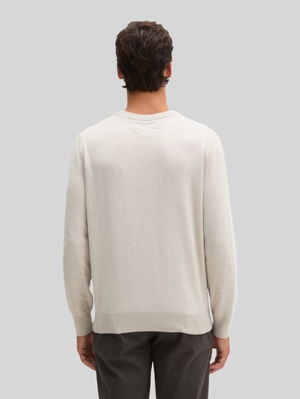 Marc O'Polo Regular Fit Pullover aus Baumwoll-Schurwoll-Mix  Sand 5