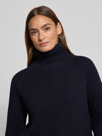 DRYKORN Strickpullover mit Stehkragen Modell 'ARWEN' Marine 3