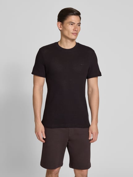Lacoste Regular Fit T-Shirt aus reiner Baumwolle  Schoko 4