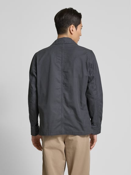 s.Oliver RED LABEL Regular fit overhemdjack in Utility-look Antraciet - 5