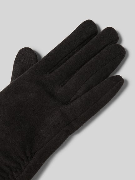 EEM Handschuhe mit Raffungen Black 3