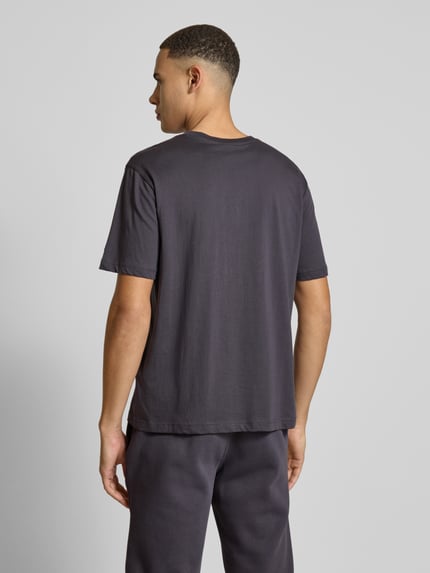Champion T-shirt z wyhaftowanym logo Antracytowy 5