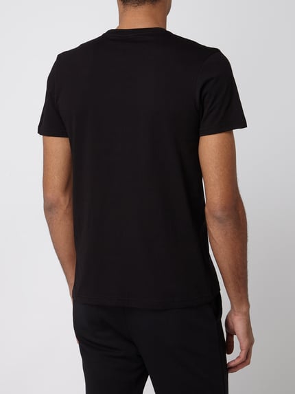 Alpha Industries T-Shirt mit Logo-Print Modell 'Basic T' Black 5
