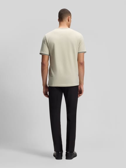 BOSS Green t-shirt o kroju regular fit z mieszanka bawełny model 'TAUL ' Beżowy 5