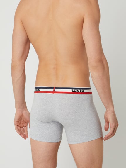 Levi's® Bokserki z domieszką stretchu w 3‑pakiecie Ciemnoniebieski 4