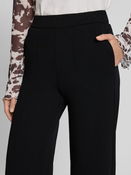 JJXX Wide Leg Stoffhose mit elastischem Bund Modell 'NANCY' BLACK 3