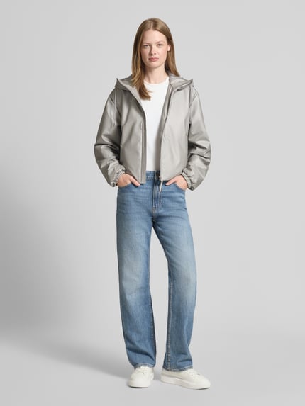 Rains Funktionsjacke mit Kapuze Modell 'Lohja' Hellgrau 1