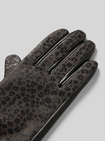 Roeckl Regular fit handschoenen van echt leder, model 'Serengeti' Middengrijs - 3