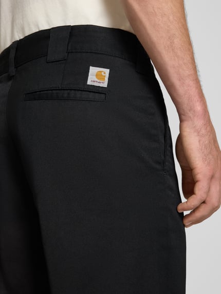Carhartt Work In Progress Broek met achterzakken, model 'MASTER PANT' Zwart - 3
