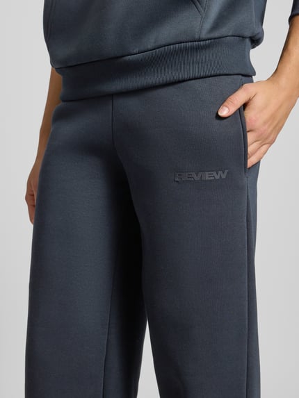 REVIEW Sweatpants mit elastischem Bund Dunkelblau 3