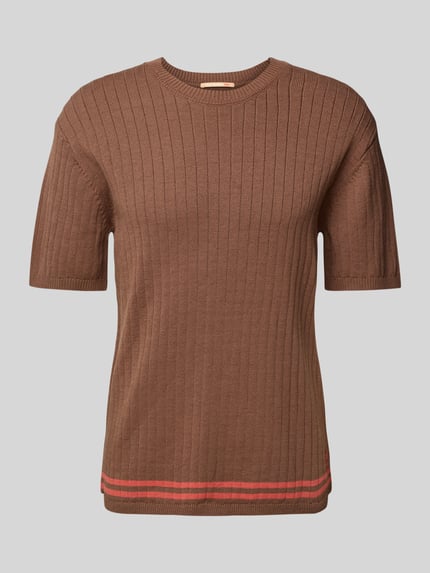 Scotch & Soda Strickshirt mit Rundhalsausschnitt Schoko 2
