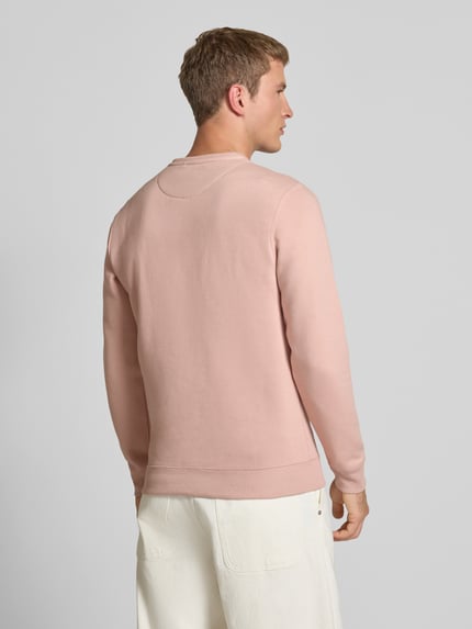 Blend Sweatshirt mit Rundhalsausschnitt und Logo Rosa 5