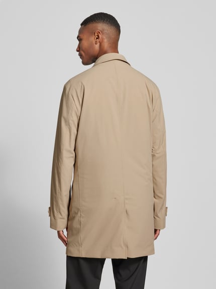 BOSS Regular fit korte jas met trensjes aan de mouwen, model 'Jared 2in1' Beige - 5