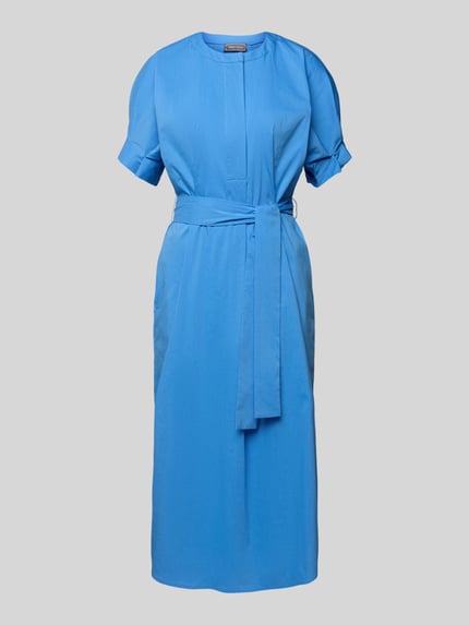 White Label Midi-jurk met steekzakken Bleu - 2