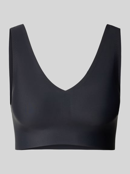 DORINA Bralette mit V-Ausschnitt und elastischem Bund Black 1