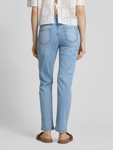 MAC Regular fit jeans met blinde gulp, model 'Sue' Lichtblauw - 5