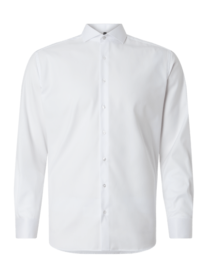 ETERNA Regular Fit Businesshemd mit Haifischkragen Weiss 1