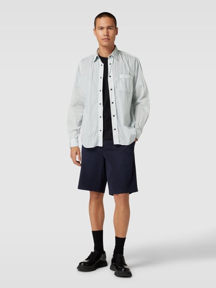 BOSS Orange Koszula casualowa o kroju regular fit z kołnierzykiem typu kent model ‘Lambini’ Jasnoszary 1