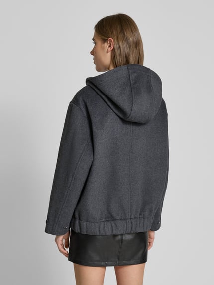 LeGer Wolljacke mit Brusttasche Modell 'Caja' - LeGer Studio Kollektion Hellgrau 5
