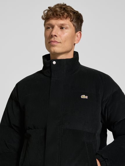Lacoste Gewatteerd jack met logodetail Zwart - 3