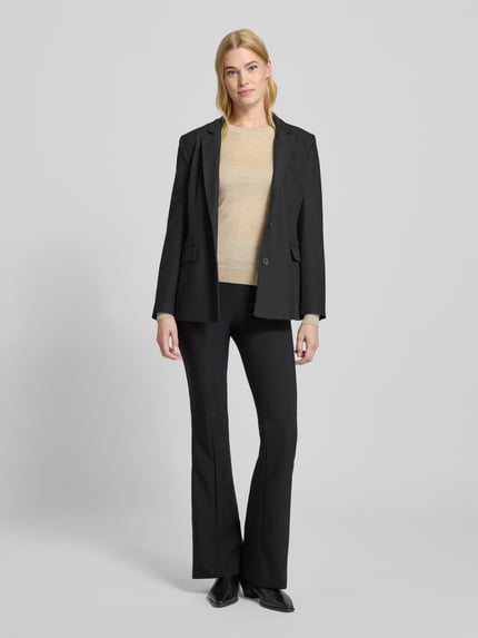 BOSS Regular fit gebreide pullover van pure scheerwol, model 'FERPINA' Beige gemêleerd - 1