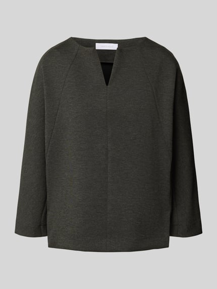 Sweatshirt mit 3/4-Arm und Tunika-Kragen Shop The Look MANNEQUINE