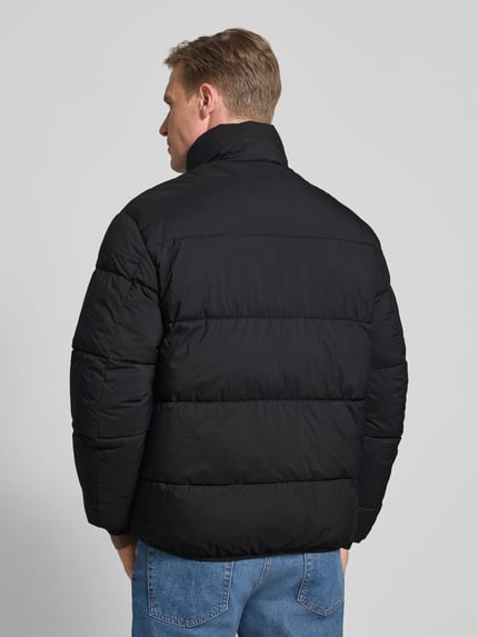 Tom Tailor Denim Krój regular fit Kurtka w stylu puffer ze Stójka BLACK 5
