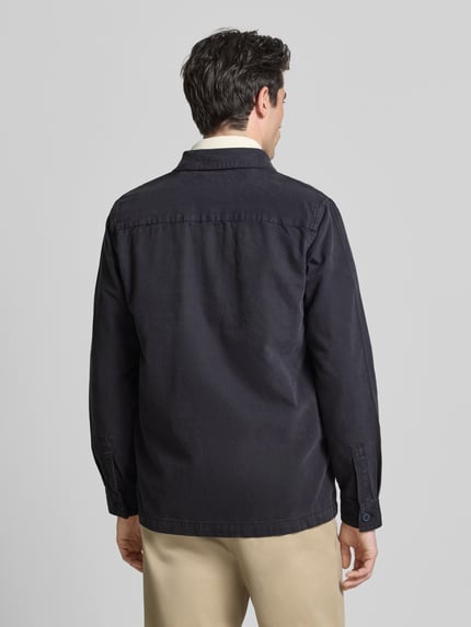 Barbour Regular Fit Hemdjacke aus reiner Baumwolle Marine 5
