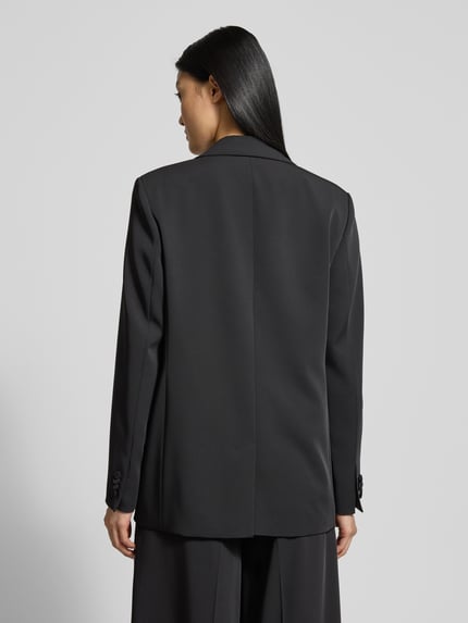 Jake*s Cocktail Relaxed fit blazer met paspelzakken Zwart - 5