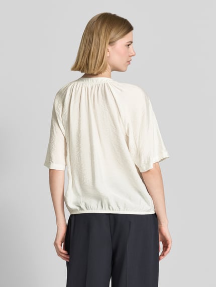 s.Oliver RED LABEL Relaxed Fit Blusenshirt aus Viskose-Mix Ecru 5