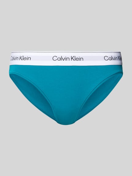 Calvin Klein Underwear Slip mit elastischem Logo-Bund Aqua 1