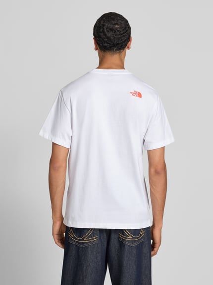 The North Face T-Shirt mit Motiv-Print Modell 'MOUNTAIN PLAY' Weiss 5