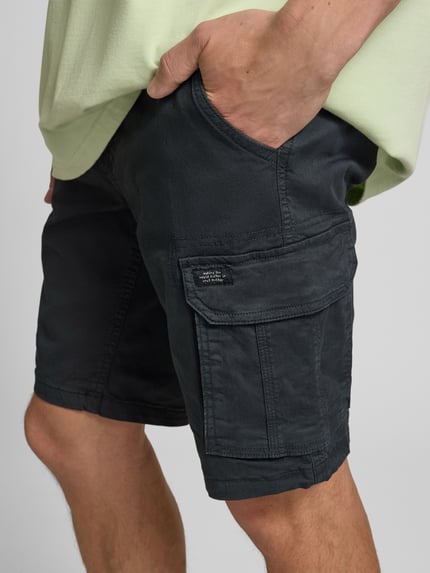 Blend Szorty o kroju regular fit z kieszeniami cargo Czarny 3