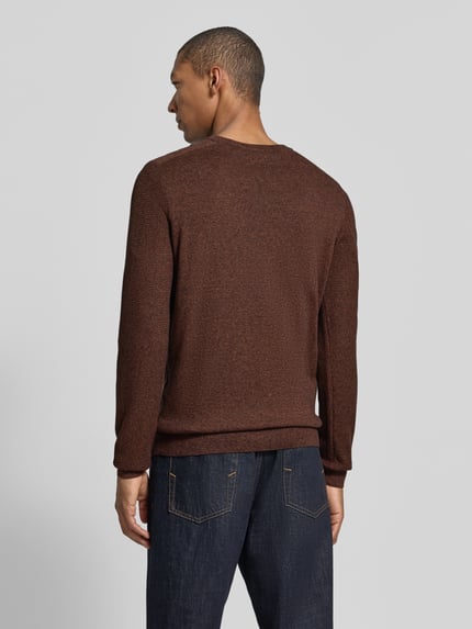 Tom Tailor Regular Fit Pullover aus reiner Baumwolle Camel 4